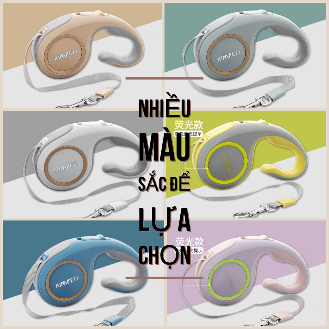 Dây dắt tự động cho chó cao cấp